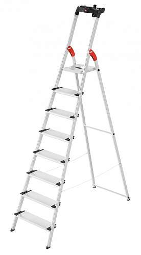 Hliníkové schůdky Hailo L80 ComfortLine 8-stupňové