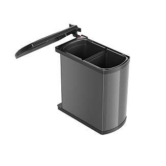 Hailo AS Duo 8/8 Öko Flex tmavě šedý/černý